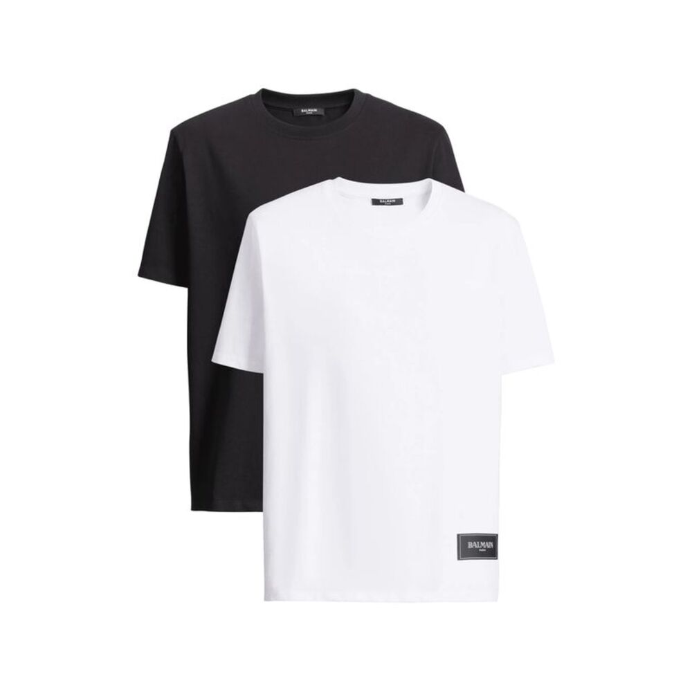 Balmain Black T-Shirts & Vests - T-Shirts Men